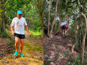 酷暑、颱風天都不是阻礙！謝金河頂40度高溫，跑中和圓通寺山區直呼：捷兔的第5項修煉